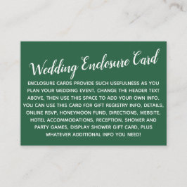 Veelzijdig, eenvoudig, eenvoudig, fijn, kleurloos, informatiekaartje