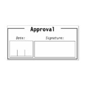 Veelzijdig goedkeuringsstempel rubberstempel (Afrduk)