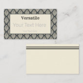 Veelzijdig hedendaags visitekaartje (Voorkant / Achterkant)