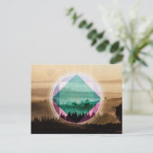 Veelzijdig landschap briefkaart (Staand voorkant)