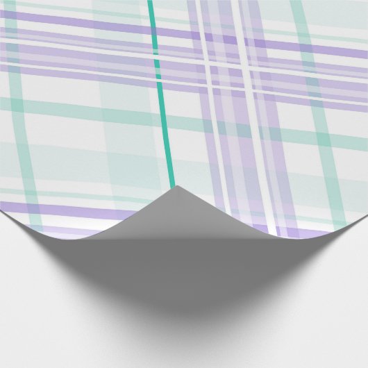 Veelzijdig pastel geruit inpakpapier (Hoek)