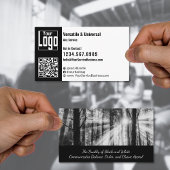 Veelzijdig zwart-wit landschap visitekaartje