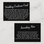 Veelzijdige Aangepaste Eenvoudige Doe-het-zelf-Huw Informatiekaartje (Voorkant / Achterkant)