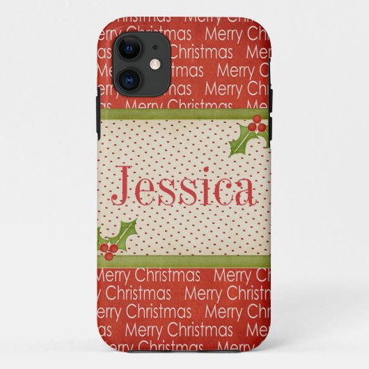 Veelzijdige, aanpasbare iphone 5-cover voor kerstm Case-Mate iPhone case (Achterkant)