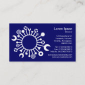 Veelzijdige cirkel - Wit over de diepzeemacht Visitekaartje (Achterkant)