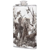 Veelzijdige jachthonden heupfles (Links)