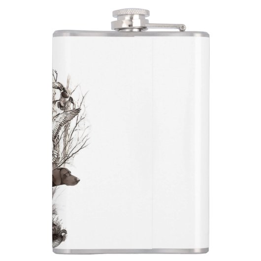 Veelzijdige jachthonden heupfles (Achterkant)