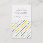 Veelzijdige kaarten voor eigentijdse aangepaste pr visitekaartje (Achterkant)