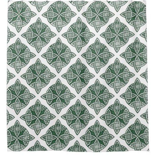 Veelzijdige Keltische knoop om het even welk decor Douchegordijn (Voorkant)