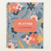 Veelzijdige planners met bloementhema's (Voorkant)