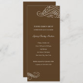 Veelzijdige Scroll Corporate/Business Party nodigt Kaart (Voorkant / Achterkant)