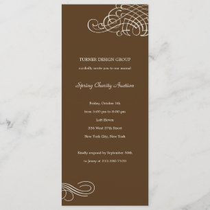 Veelzijdige Scroll Corporate/Business Party nodigt Kaart