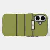 Veelzijdige stijlvolle gemerkte moderne geelgroene Case-Mate iPhone case (Achterkant (horizontaal))
