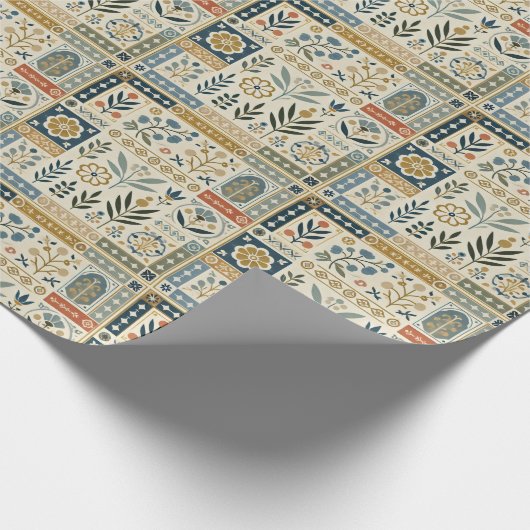 Veelzijdige Toscaanse charme bruiloft & alle geleg Cadeaupapier (Hoek)