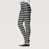 Veelzijdige zwart-witte Chevron Leggings (Links)