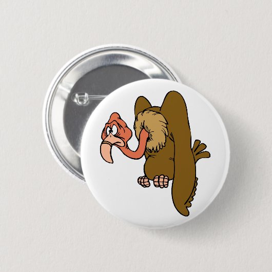 Veema Vulture Ronde Button 5,7 Cm (Voorkant /achterkant)