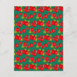 veenbes met bladeren briefkaart