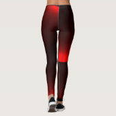 veenbessen en zwarte lichten leggings (Achterkant)