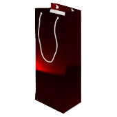 veenbessen en zwarte lichten wijn cadeautas (Achterkant Gekanteld)