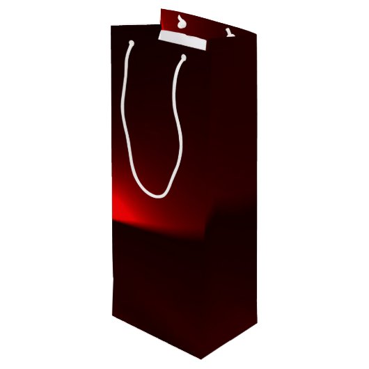 veenbessen en zwarte lichten wijn cadeautas (Achterkant Gekanteld)