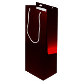 veenbessen en zwarte lichten wijn cadeautas (Voorkant Gekanteld)