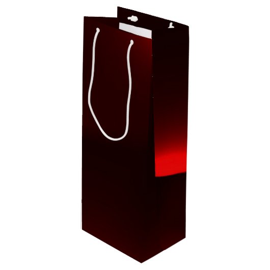 veenbessen en zwarte lichten wijn cadeautas (Voorkant Gekanteld)