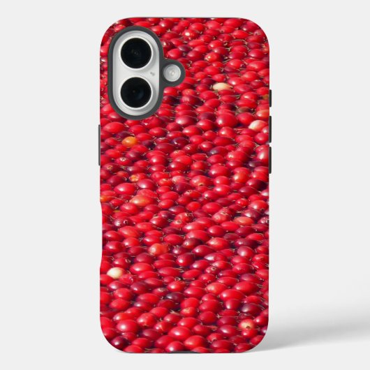 Veenbessen feestelijk rood Case-Mate iPhone case (Achterkant)