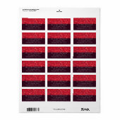 Veenbessen Festief Rood Etiket (Full Sheet)