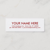 veenbessen mini visitekaartje (Achterkant)