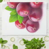 Veenbessen Theedoek (Gevouwen)