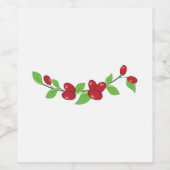 Veenbessen Wijn Etiket (Enkel label)