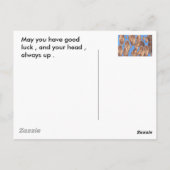 Veenden uit de hemel briefkaart (Achterkant)