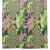 veenlandschap fractaal douchegordijn (Voorkant)