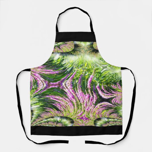 veenlandschap fractaal schort (Voorkant)