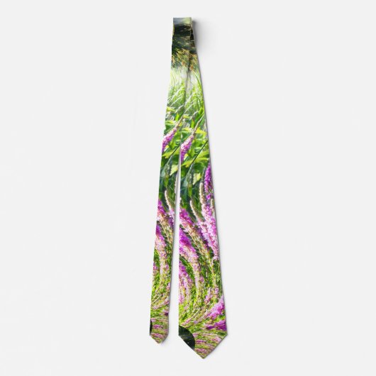 veenlandschap fractaal stropdas (Achterkant)