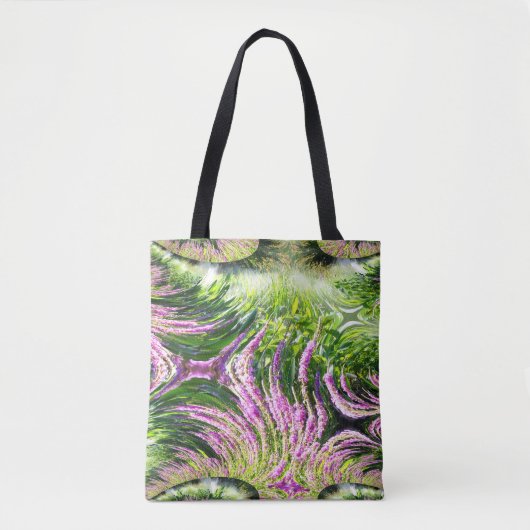 veenlandschap fractaal tote bag (Voorkant)