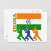 Veenmol India Briefkaart (Voorkant / Achterkant)