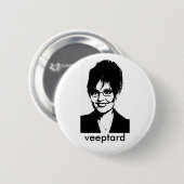 veeptard, veeptard ronde button 5,7 cm (Voorkant /achterkant)