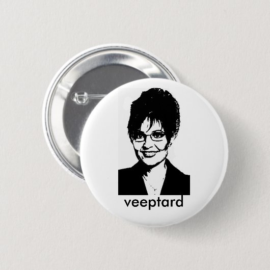 veeptard, veeptard ronde button 5,7 cm (Voorkant /achterkant)