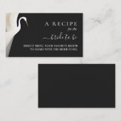 Veer Aziatische Hemelwolk Kraan Bruiloft Bridal Sh Informatiekaartje (Voorkant / Achterkant)