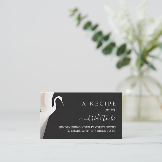 Veer Aziatische Sky Cloud Crane Fun Vrijgezellenfe Informatiekaartje (Staand voorkant)