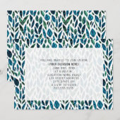 Veer blauw Alle doelen generieke partij Kaart (Voorkant / Achterkant)