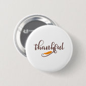 Veer Boho Native Dankbaar Typografie Ronde Button 5,7 Cm (Voorkant /achterkant)