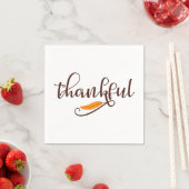 Veer Boho Native Dankbaar Typografie Servetten (Insitu)