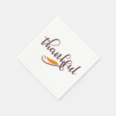 Veer Boho Native Dankbaar Typografie Servetten (Hoek)