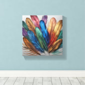 Veer Canvas Afdruk (Insitu (Houten vloer))