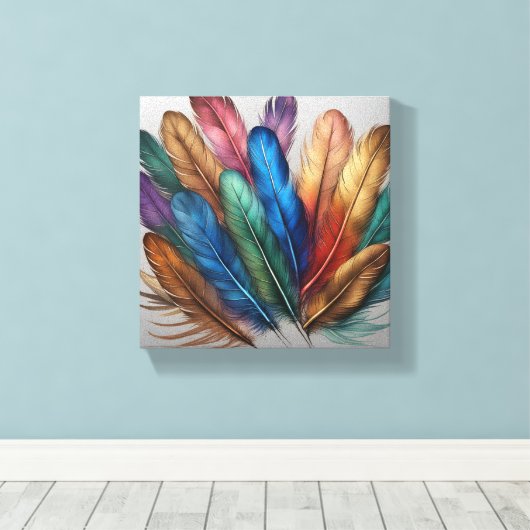 Veer Canvas Afdruk (Insitu (Houten vloer))