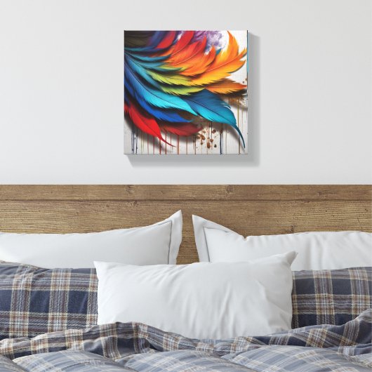 Veer Canvas Afdruk (Insitu (Slaapkamer))