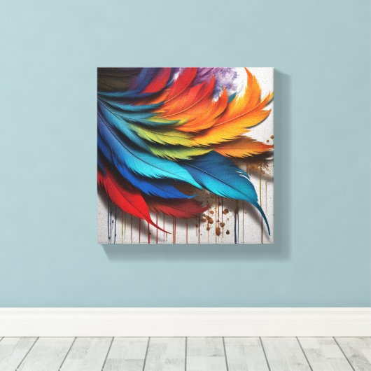 Veer Canvas Afdruk (Insitu (Houten vloer))