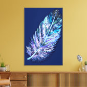 Veer Canvasprint - Jouw Kleuren Canvas Afdruk (Insitu (Woonkamer))